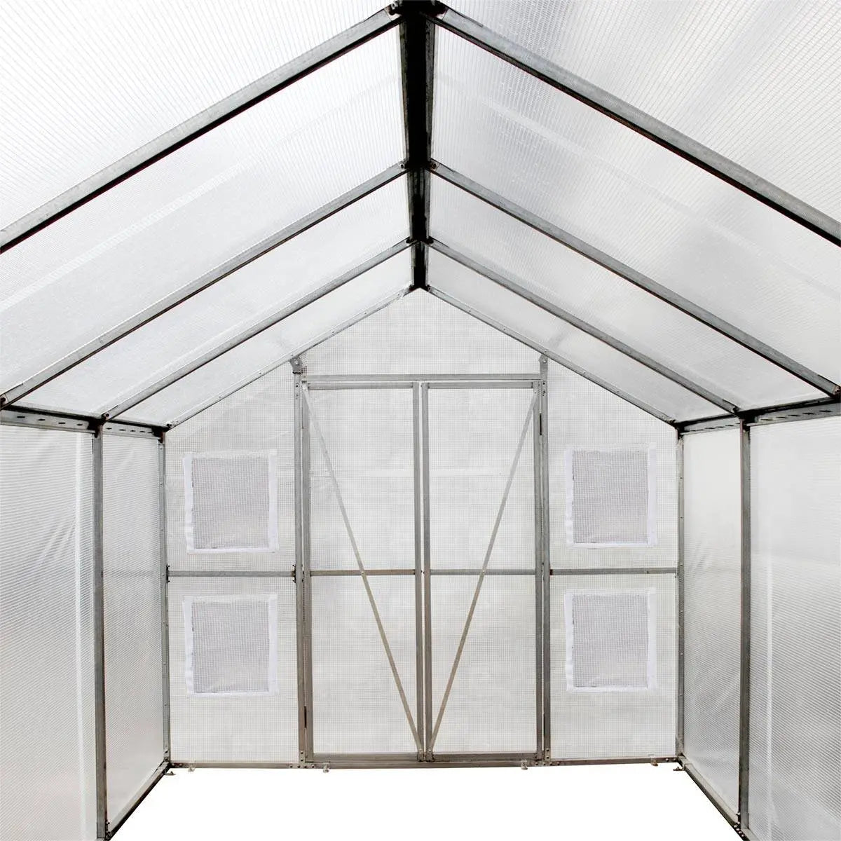 8' x 26' Greenhouse Grow Tent w/20 Mil Ripstop Leno Mesh PVC Cover,