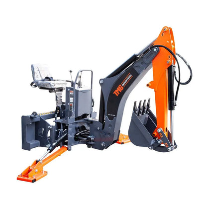 9' Skid Steer Backhoe Attachment for 30-100 HP Loaders, 15" Bucket TMG-SBH60
