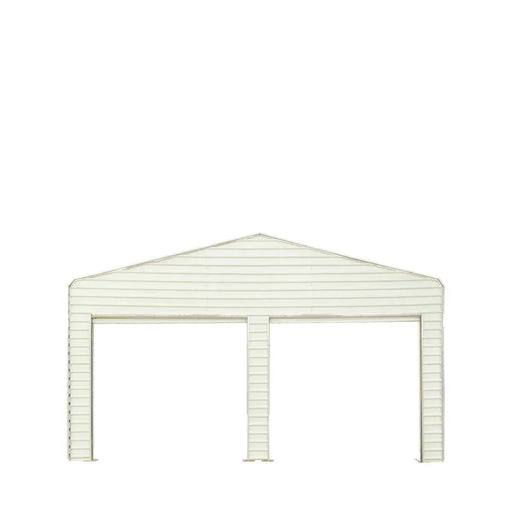 TMG Industrial Steel Carport Add-On Package Kit, Front Wall w/Roll Up Doors & Back Wall, TMG-CP2000-RD110 (Not available for online purchase)