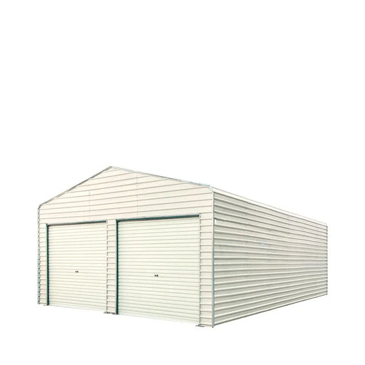 TMG Industrial Steel Carport Add-On Package Kit, Front Wall w/Roll Up Doors & Back Wall, TMG-CP2000-RD110 (Not available for online purchase)