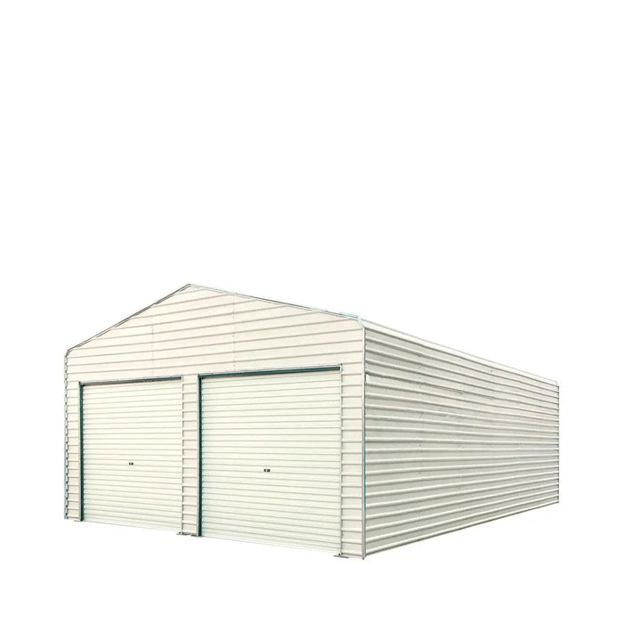 TMG Industrial Steel Carport Add-On Package Kit, Front Wall w/Roll Up Doors & Back Wall, TMG-CP2000-RD110 (Not available for online purchase)