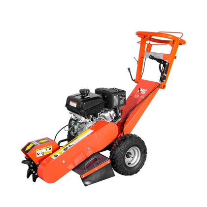 Walk-Behind Kohler Powered Stump Grinder, 9 Carbide Teeth, 24" Cutting Capacity, 14 HP Gasoline Engine, TMG-GSG9