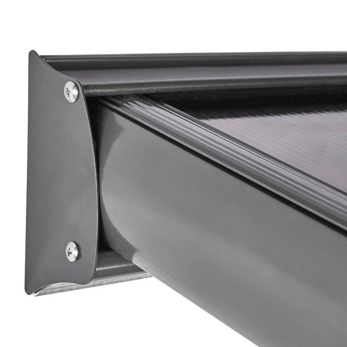 TMG Industrial 10’ x 10’ Aluminum Patio Cover with Clear Panels, TMG-LPC10