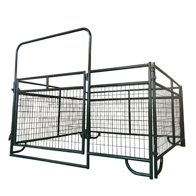 TMG-LSM10 5' x 10' Livestock Corral Mesh Panels and Gates (58 panels & 2 gates packed in one skid)