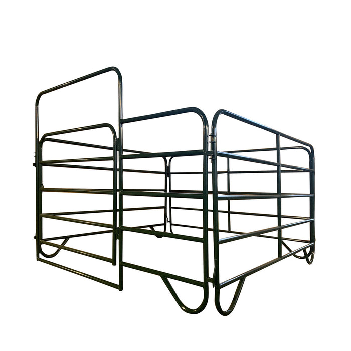 TMG-LSP10 5,5' x 10' Livestock Corral Panels and Gates (58 panneaux et 2 portes emballés dans une palette)