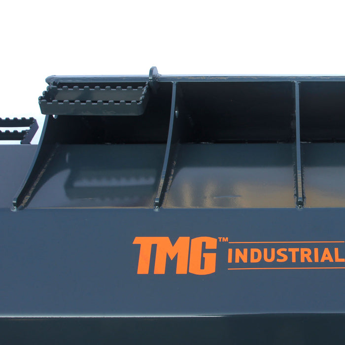 TMG Industrial 72" Skid Steer Rotary Till, Bi-Directional, 6" Tilling Depth, Universal Skid Mount, TMG-SRT72
