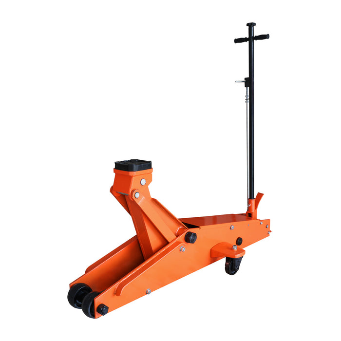 TMG Industrial 20 Ton Long Reach Chassis Service Jack, Twin Pistons, 9” Ground Clearance, 360° Pivot, TMG-AJL20
