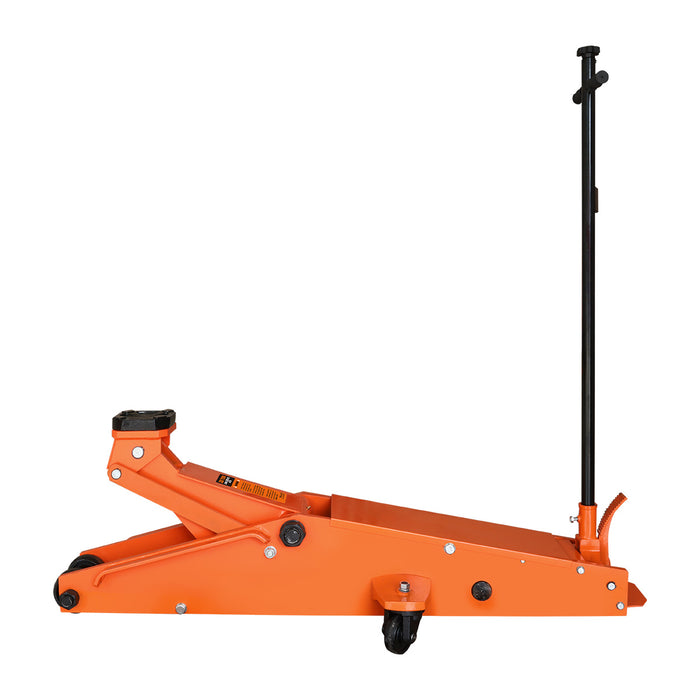 TMG Industrial 20 Ton Long Reach Chassis Service Jack, Twin Pistons, 9” Ground Clearance, 360° Pivot, TMG-AJL20