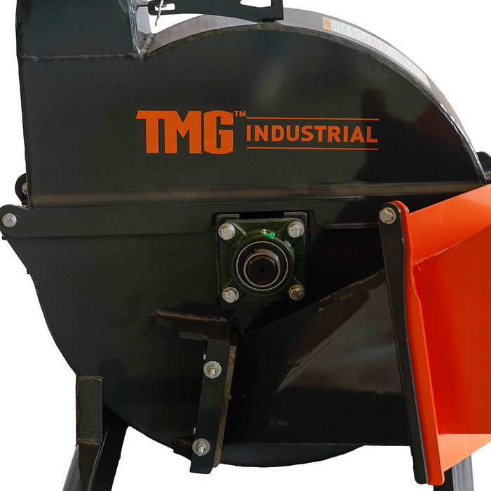 TMG Industrial 6" Skid Steer Wood Chipper, Gravity-Fed, Universal Skid Steer Mount, TMG-WC62S